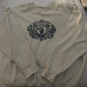 CREAM BRANDY MELVILLE CREWNECK